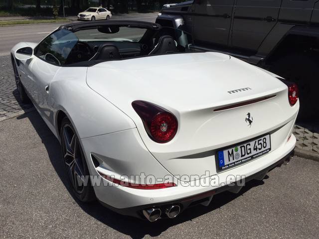 Rent Ferrari California T Cabrio White In Geneve Aeroport Gva Auto Arenda