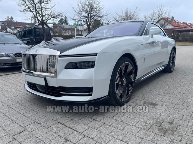 Rental Rolls-Royce Spectre Coupe Luxury Electric 2024 in Aéroport Chambéry Savoie Mont Blanc (CMF)
