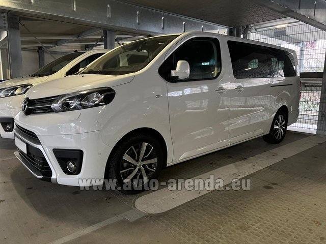 Rental Toyota Proace Verso Long (9 seats) in Courchevel